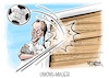 Cartoon: Unions-Mauer (small) by Mirco Tomicek tagged bürgergeld,bundesrat,union,cdu,csu,verhindert,abgelehnt,hartz,iv,nachfolger,friedrich,merz,fußball,wm,quatar,katar,deutschland,mannschaft,cartoon,karikatur,pressekarikatur,mirco,tomicek