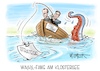 Cartoon: Wahl-fang am Klostersee (small) by Mirco Tomicek tagged csu,cdu,union,landesgruppe,sommerklausur,klausur,sommer,kloster,andechs,wahlkampf,wahl,wahlkampfsommer,markus,söder,friedrich,merz,afd,klostersee,karikatur,pressekarikatur,cartoon,mirco,tomicek