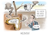 Cartoon: Weckruf (small) by Mirco Tomicek tagged klima,klimaschutz,klimabericht,bericht,klimawandel,eu,europa,klimakrise,hitze,unwetter,hitzewelle,dürre,dali,karikatur,pressekarikatur,cartoon,mirco,tomicek