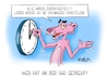 Cartoon: Wer hat an der Uhr gedreht? (small) by Mirco Tomicek tagged winterzeit,zeit,zeitumstellung,umstellung,umstellen,sommerzeit,uhr,uhrzeit,corona,covid19,coronazeit,vorstellen,verstellen,drehen,zeiten,pink,panther,cartoon,karikatur,pressekarikatur,mirco,tomicek