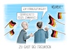 Cartoon: Zu Gast bei Freunden (small) by Mirco Tomicek tagged emmanuel,macorn,besuch,deutschland,berlin,olaf,scholz,em,europameisterschaft,meisterschaft,fußball,grundgesetz,feier,75,jahre,jubiläum,feiern,fußballmannschaft,karikatur,pressekarikatur,cartoon,mirco,tomicek