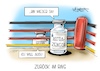 Cartoon: Zurück im Ring (small) by Mirco Tomicek tagged astrazeneca,astra,zeneca,impfstoff,impfstopp,entwarnung,europäische,arzneimittelbehörde,ema,behörde,risiken,vorteile,vakzin,impfungen,impfen,weiter,geimpft,thrombosen,thrombose,blutgerinnsel,nebenwirkungen,wirkung,corona,covid19,sputnik,cartoon,karikatur,pressekarikatur,mirco,tomicek