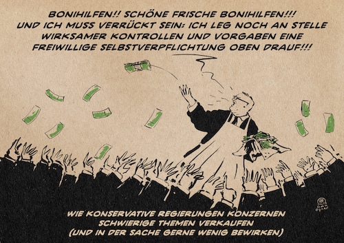 Bonihilfen statt Veränderungen Bonihilfen statt Veränderungen