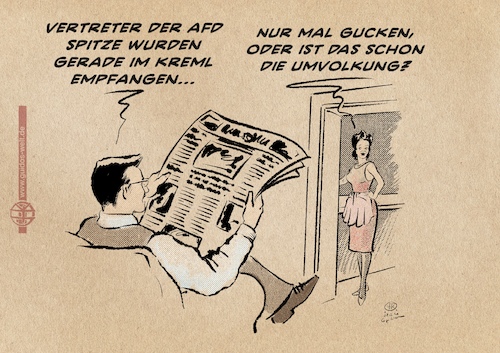 Cartoon: Chrupalla in Moskau (medium) by Guido Kuehn tagged chrupalla,afd,moskau,kreml,umvolkung,chrupalla,afd,moskau,kreml,umvolkung