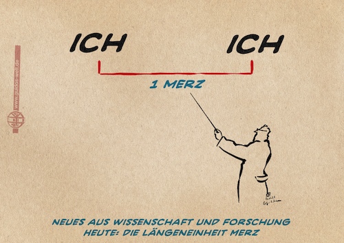 Cartoon: Die Längeneinheit Merz (medium) by Guido Kuehn tagged merz,cdu,vorsitz,merz,cdu,vorsitz