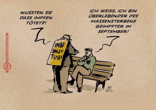 Cartoon: Impfen tötet (medium) by Guido Kuehn tagged corona,covid,querdenker,impfen,diktatur,basis,corona,covid,querdenker,impfen,diktatur,basis