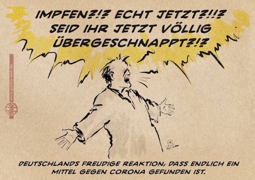 Cartoon: Impfschaden (medium) by Guido Kuehn tagged corona,covid,impfen,corona,covid,impfen