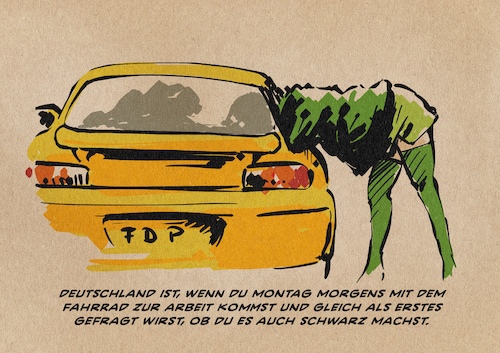 Ob sie es auch schwarz machen? Ob sie es auch schwarz machen?