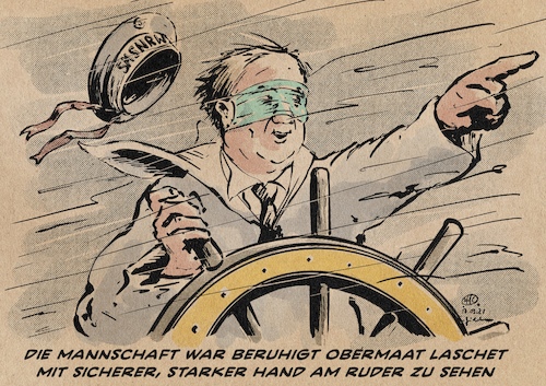 Cartoon: Obermaat Laschet (medium) by Guido Kuehn tagged laschet,corona,laumann,impfen,covid,nrw,laschet,corona,laumann,impfen,covid,nrw