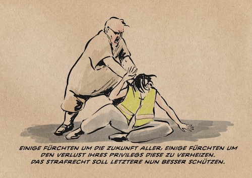 Cartoon: Privileg vs Zukunft (medium) by Guido Kuehn tagged umwelt,zukunft,artensterben,klimakatastrophe,giffey,umwelt,zukunft,artensterben,klimakatastrophe,giffey