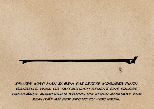 Putins letzter Tisch Putins letzter Tisch