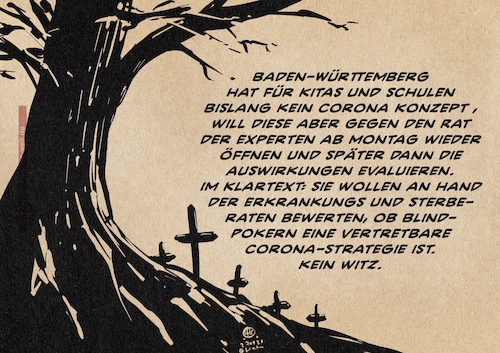 Cartoon: Schulöffnungen (medium) by Guido Kuehn tagged corona,covid,eisenmann,kretschmann,baden,württemberg,wahlkampf,corona,covid,eisenmann,kretschmann,baden,württemberg,wahlkampf