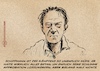 Cartoon: Bodo Schiffmann am Ende (small) by Guido Kuehn tagged corona,covid,covidioten