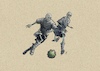 Cartoon: Geisterspiele (small) by Guido Kuehn tagged corona,covid,fußball,geisterspiele