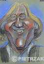 Cartoon: Gerard Depardieu (small) by Darek Pietrzak tagged karikatur