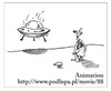 Cartoon: UFO (small) by Darek Pietrzak tagged animation