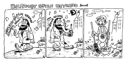 Cartoon: berdust 2 (medium) by ismailozmen tagged ismail,özmen