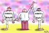 Cartoon: Karate (small) by Sergey Ermilov tagged karate