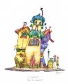 Cartoon: Symbiose Haus- Bewohner (small) by Jörg Halsema tagged haus,frauen,girl,symiose