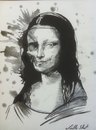 Cartoon: Zombie Lisa (small) by joellestoret tagged zombies,mona,lisa,renaissance