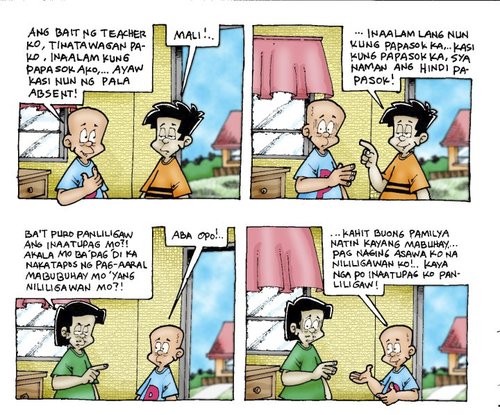 Cartoon: tikboy and pamboy (medium) by jayson arellano tagged comics,strip