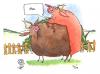 Cartoon: Time to get a cow? (small) by dotmund tagged bull,field,cow