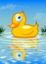 Cartoon: Rubber Quackling (small) by gnurf tagged gnurf,digital,rubber,duck