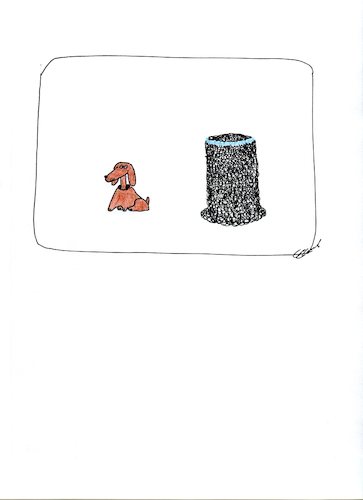 Cartoon: - (medium) by CarolGillert tagged selbstverwirklichung,handarbeiten,hund,suv