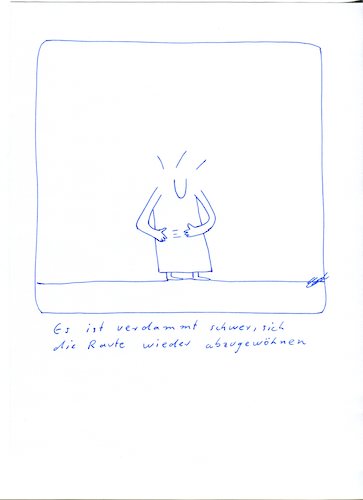 Cartoon: - (medium) by CarolGillert tagged raute,entzug,sog