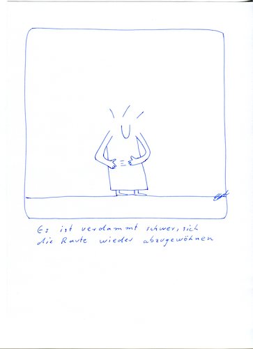 Cartoon: - (medium) by CarolGillert tagged raute,entzug,sog