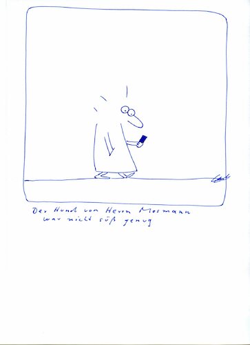 Cartoon: - (medium) by CarolGillert tagged hund,haustier,foto,mala