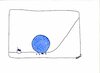 Cartoon: - (small) by CarolGillert tagged sisyphos,stein,farbe