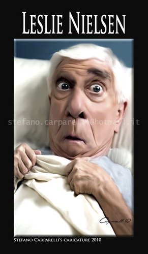 Cartoon: Leslie Nielsen (medium) by carparelli tagged caricature