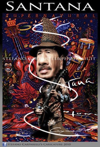 Cartoon: Santana (medium) by carparelli tagged caricature