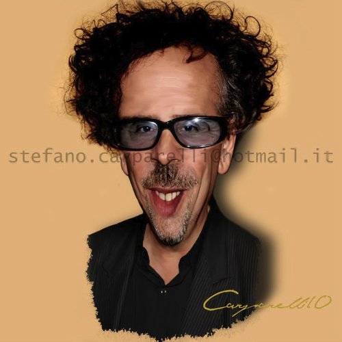 Cartoon: Tim Burton (medium) by carparelli tagged caricature