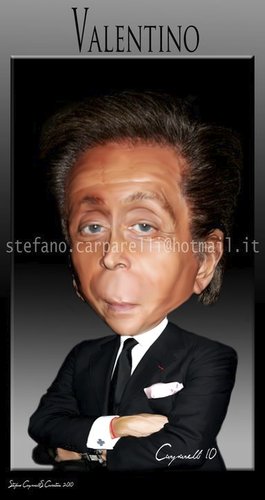 Cartoon: Valentino (medium) by carparelli tagged caricature