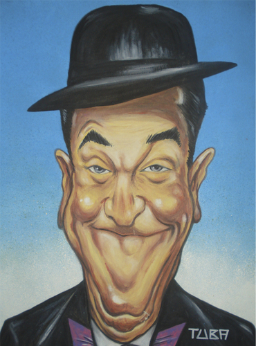 Cartoon: STAN LAUREL . O MAGRO (medium) by TUBA tagged laurel,stan