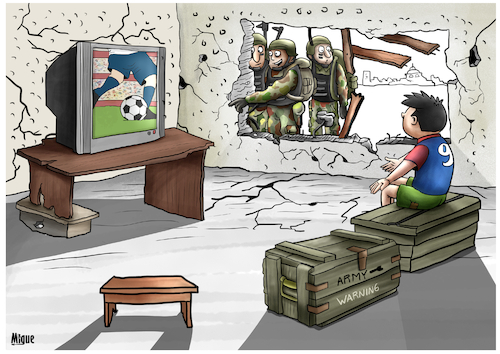 Football in times of war