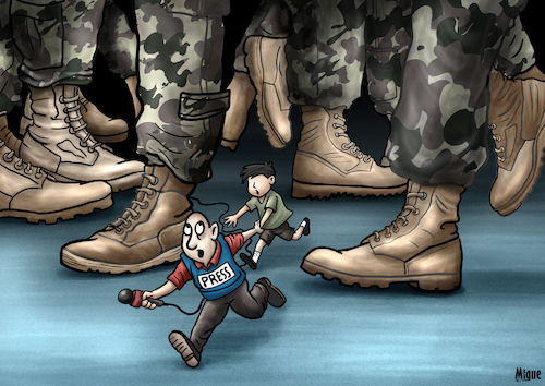 Humanitarian journalist Humanitarian journalist