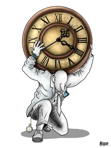 Modern slaves of time Modern slaves of time