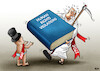 Cartoon: Human rights violations (small) by miguelmorales tagged human,rights,violations,new,year,old,list,politicians