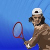 Cartoon: Rafa Nadal (small) by martinstaniforth tagged tennis,rafael,nadal