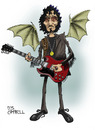 Cartoon: Tony Iommi (small) by campbell tagged tony,iommi,black,sabbath,hearvy,metal,rock,guitar,guitarist,music