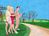 Cartoon: Downing Street No. 10 (small) by nerosunero tagged party,politic,religion,fashion,honesty,naked,uk