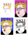 Cartoon: The Fashion of Our Times (small) by nerosunero tagged war,peace,fashion,leaders,korea,northkorea,vogue,trump,kimjongun