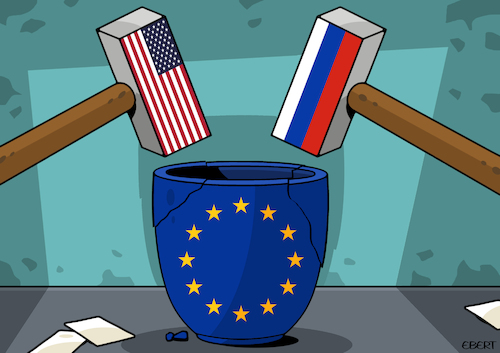 EU between two hammers