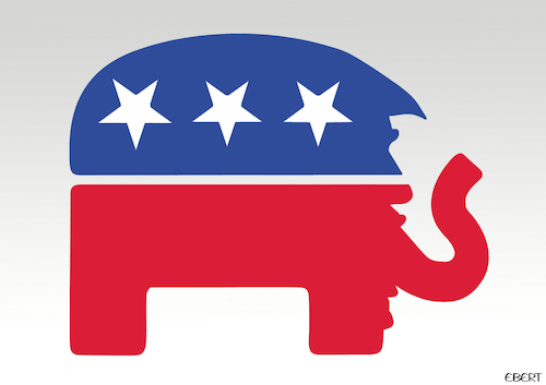 Grand Old Trumparty logo Grand Old Trumparty logo