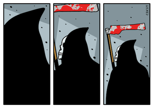 Grim Reaper in Gaza Grim Reaper in Gaza