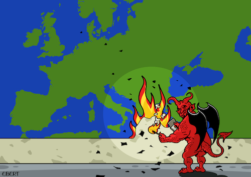 Lucifer is burning Europe Lucifer is burning Europe