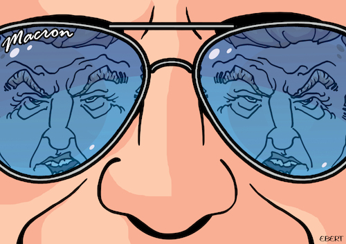 Cartoon: Macron sunglasses (medium) by Enrico Bertuccioli tagged macron,emmanuelmacron,trump,donaldtrump,france,unitedstates,usa,europe,challange,politicalchallange,glasses,sunglasses,leadership,worldleadership,europeanleadership,political,politicalcartoon,politicalcartoons,editorialcartoon,editorialcartoons,macron,emmanuelmacron,trump,donaldtrump,france,unitedstates,usa,europe,challange,politicalchallange,glasses,sunglasses,leadership,worldleadership,europeanleadership,political,politicalcartoon,politicalcartoons,editorialcartoon,editorialcartoons